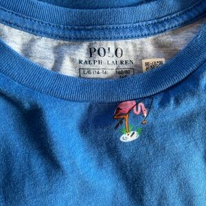 Polo by Ralph Lauren Kids Flamingo Tee - Blue